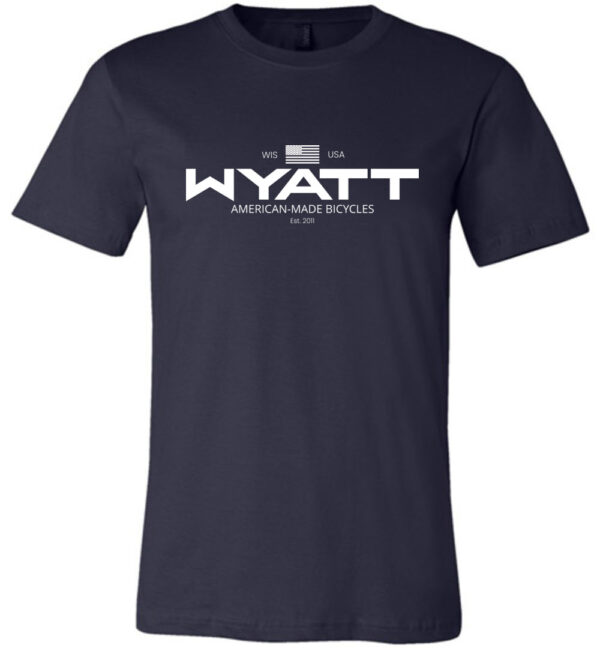 Wyatt Bicycles Established Tee - Navy